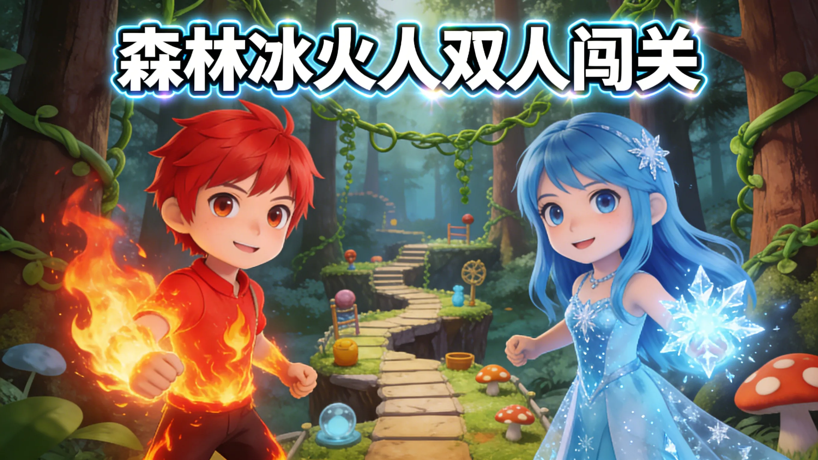 冰火人双人闯关是什么游戏？怎么玩？