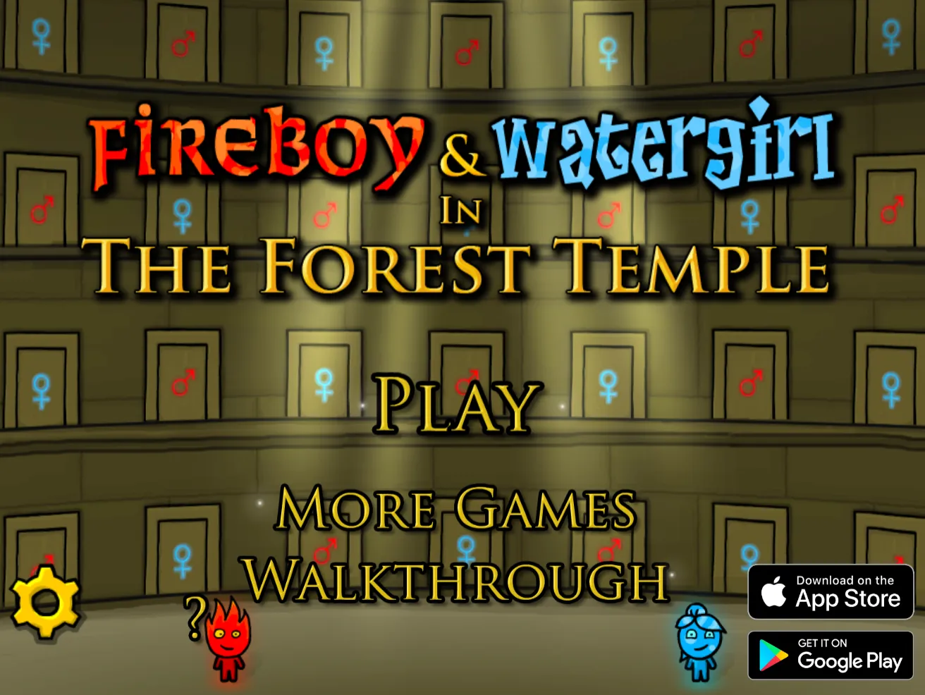 森林冰火人1森林神殿Forest Temple游戏截图